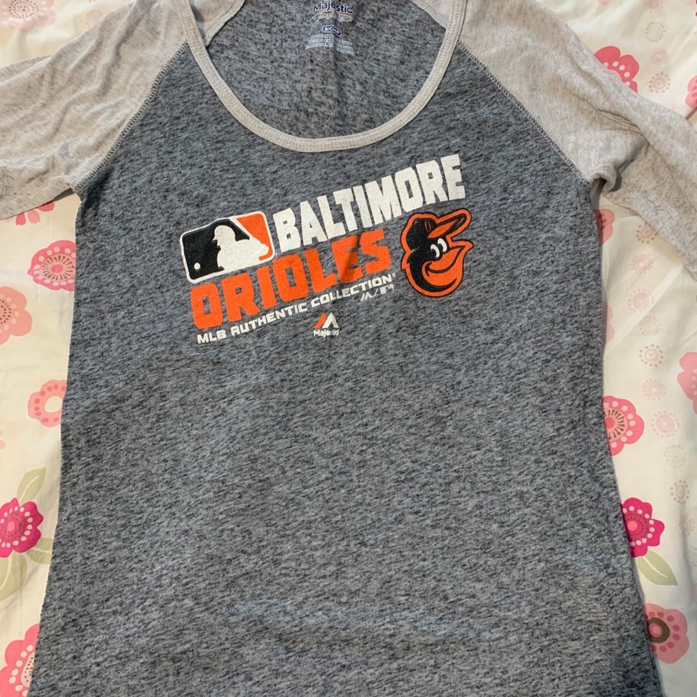 Gray Baltimore Orioles Shirt